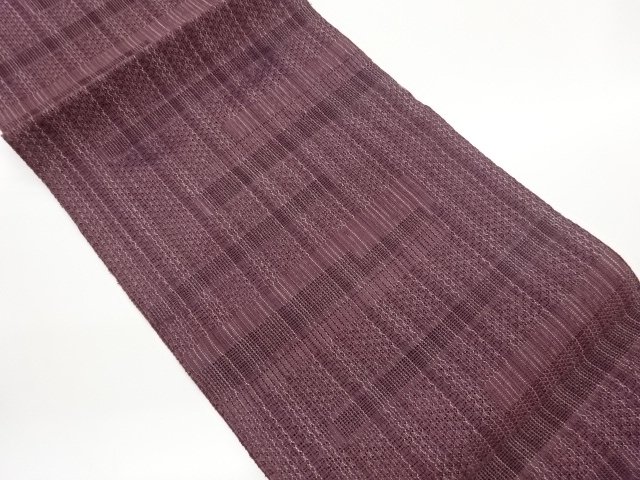 JAPANESE KIMONO / NAGOYA OBI FOR SUMMER / WOVEN STRIPE 